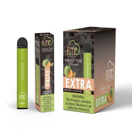 6 Pack Fume Extra 1500 Puffs Disposable Vape - Melon Ice