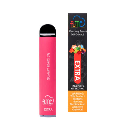 6 Pack Fume Extra 1500 Puffs Disposable Vape - Gummy Bears