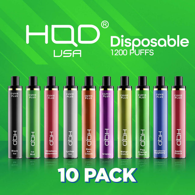 Hqd Cuvie Plus Disposable - 10 Pack