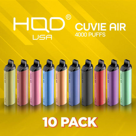 HQD Cuvie Air Disposable Vape - 10 Pack