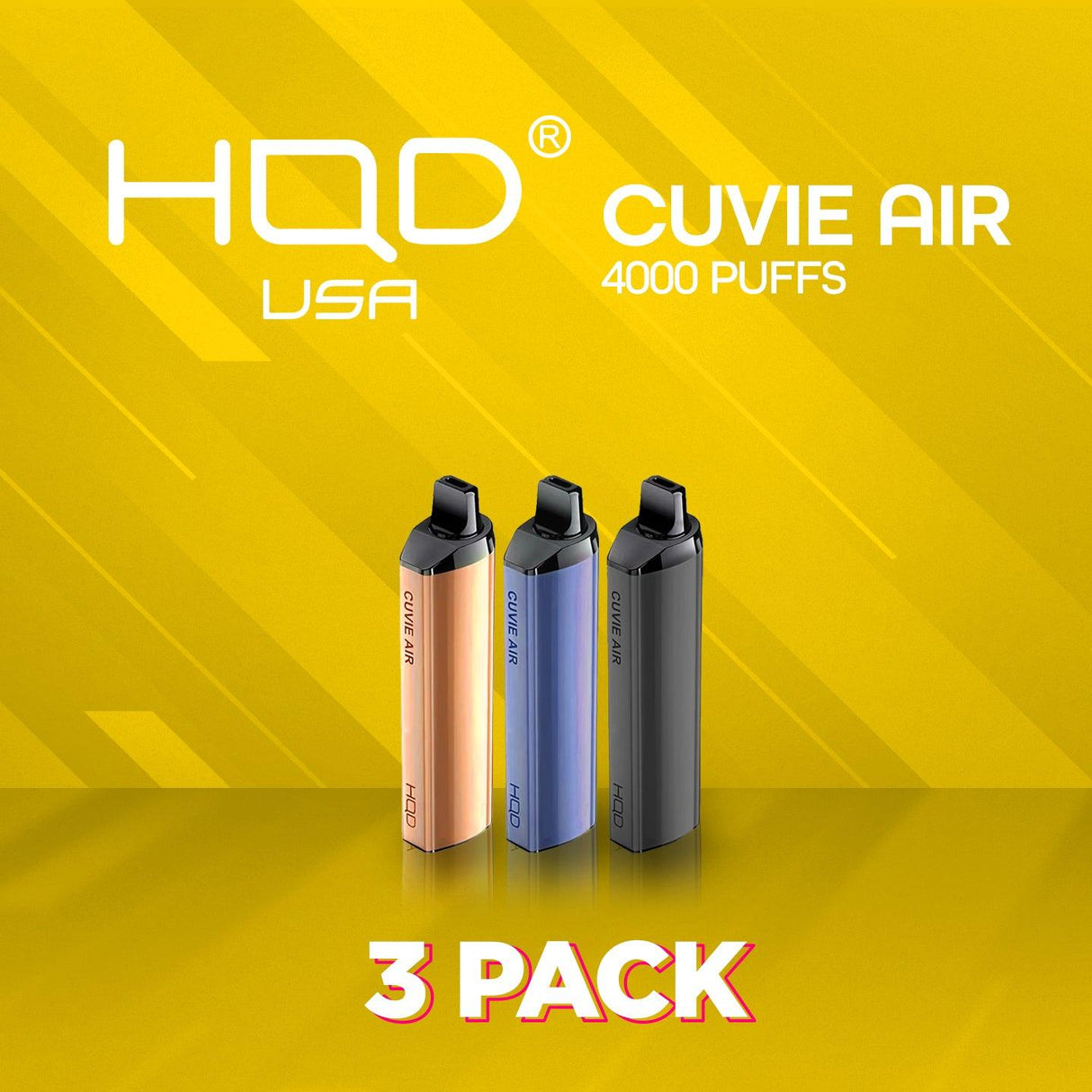 HQD Cuvie Air Disposable Vape - 3 Pack