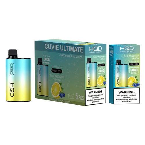 HQD Cuvie Ultimate 5000 Puff Disposable Vape - 6 Pack