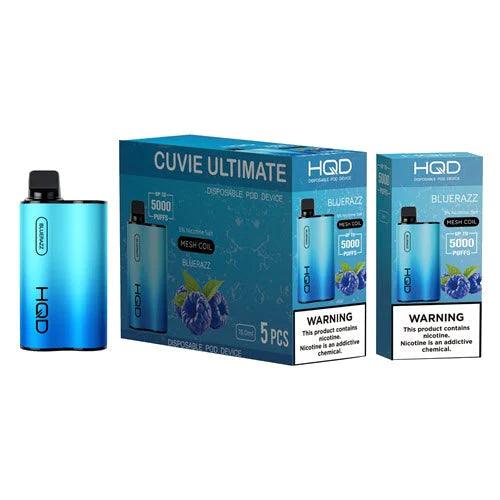 HQD Cuvie Ultimate 5000 Puff Disposable Vape - 6 Pack