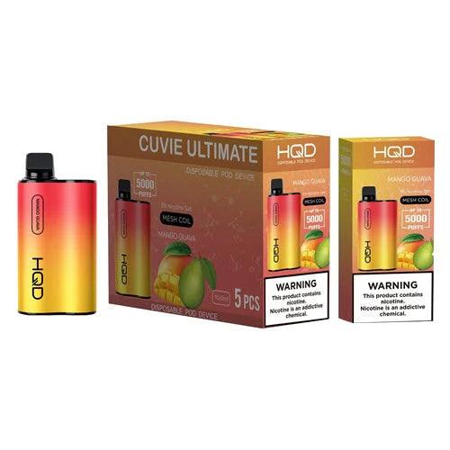 HQD Cuvie Ultimate 5000 Puff Disposable Vape - 6 Pack