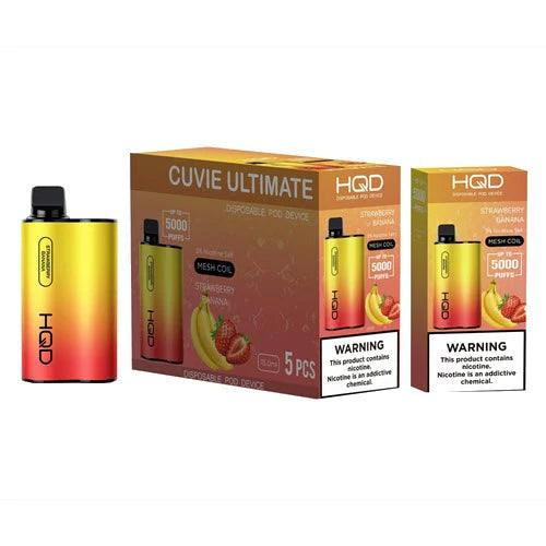 HQD Cuvie Ultimate 5000 Puff Disposable Vape - 6 Pack