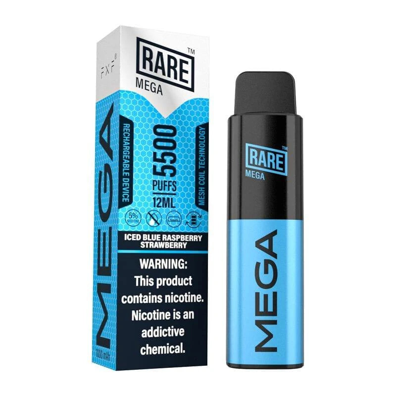 Rare Mega Mesh 5500 Puffs Disposable Vape - 3 Pack