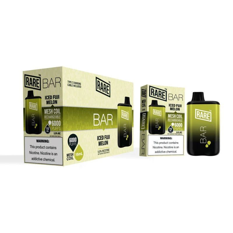 Rare Bar 6000 Puffs Disposable Vape - 3 Pack