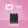 LD Huge Disposable Vape - 3Pack