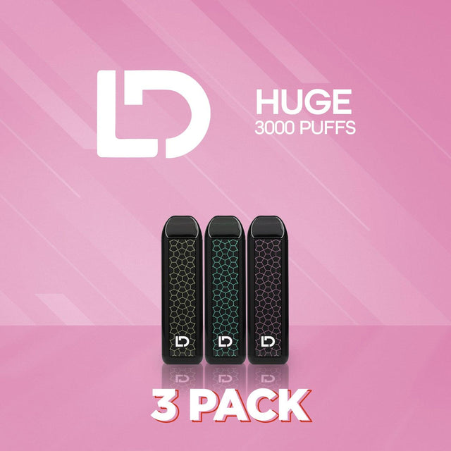 LD Huge Disposable Vape - 3Pack