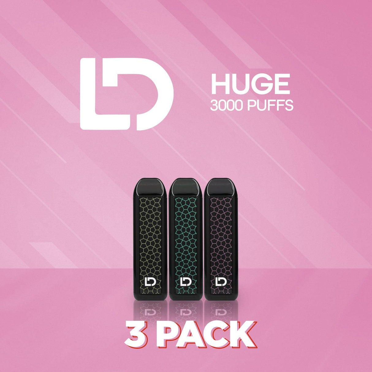 LD Huge Disposable Vape - 3Pack