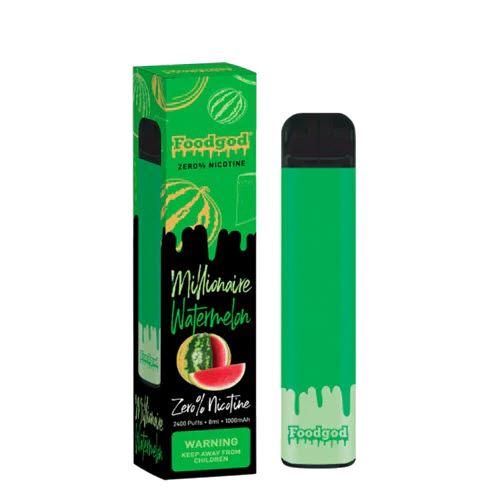 FoodGod Zero Nicotine 2400 Puff Disposable Device - 10 Pack