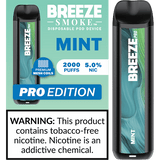 6 Pack of Breeze Pro Disposable Vape - Mint