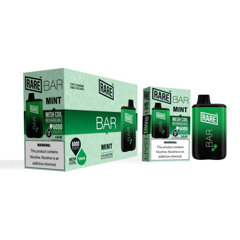 Rare Bar 6000 Puffs Disposable Vape - 6 Pack-