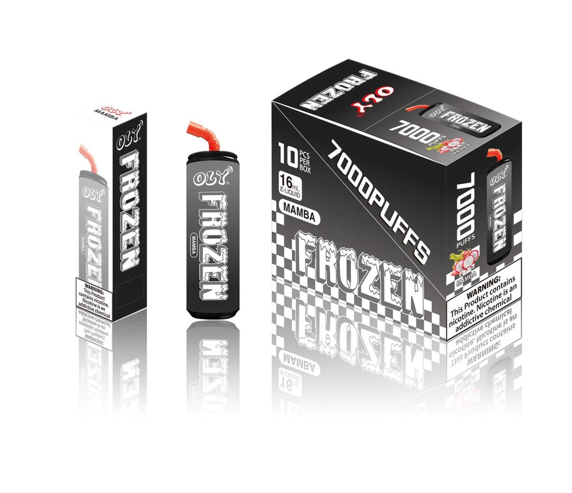 Oly Frozen Disposable Vape 7000 Puffs - 6 Pack