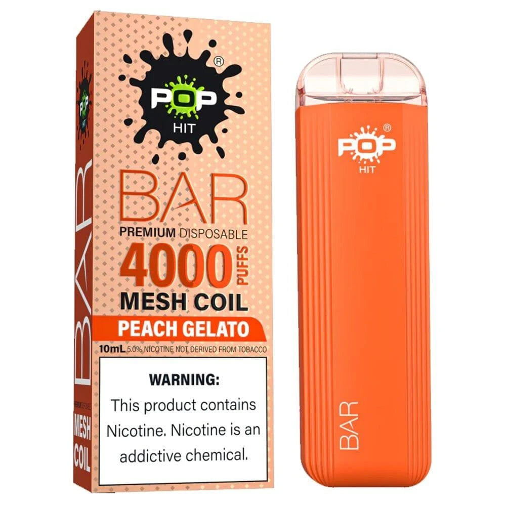 POP HIT BAR 5% 4000 Puffs Disposable Vape - 6 Pack