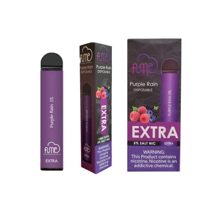 3 Pack Fume Extra 1500 Puffs Disposable Vape - Purple