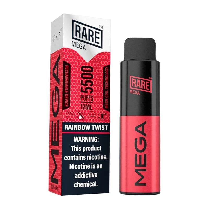 Rare Mega Mesh 5500 Puffs Disposable Vape - 3 Pack