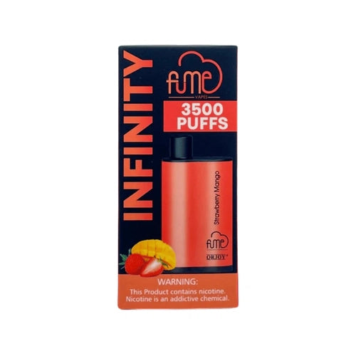 3 Pack Fume Infinity 3500 Puffs Disposable Vape 3500 Puffs - Strawberry Mango