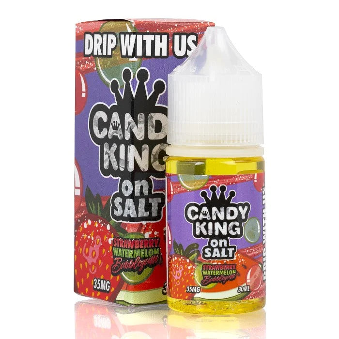 Candy King on Salt Bubblegum Strawberry Watermelon 30mL