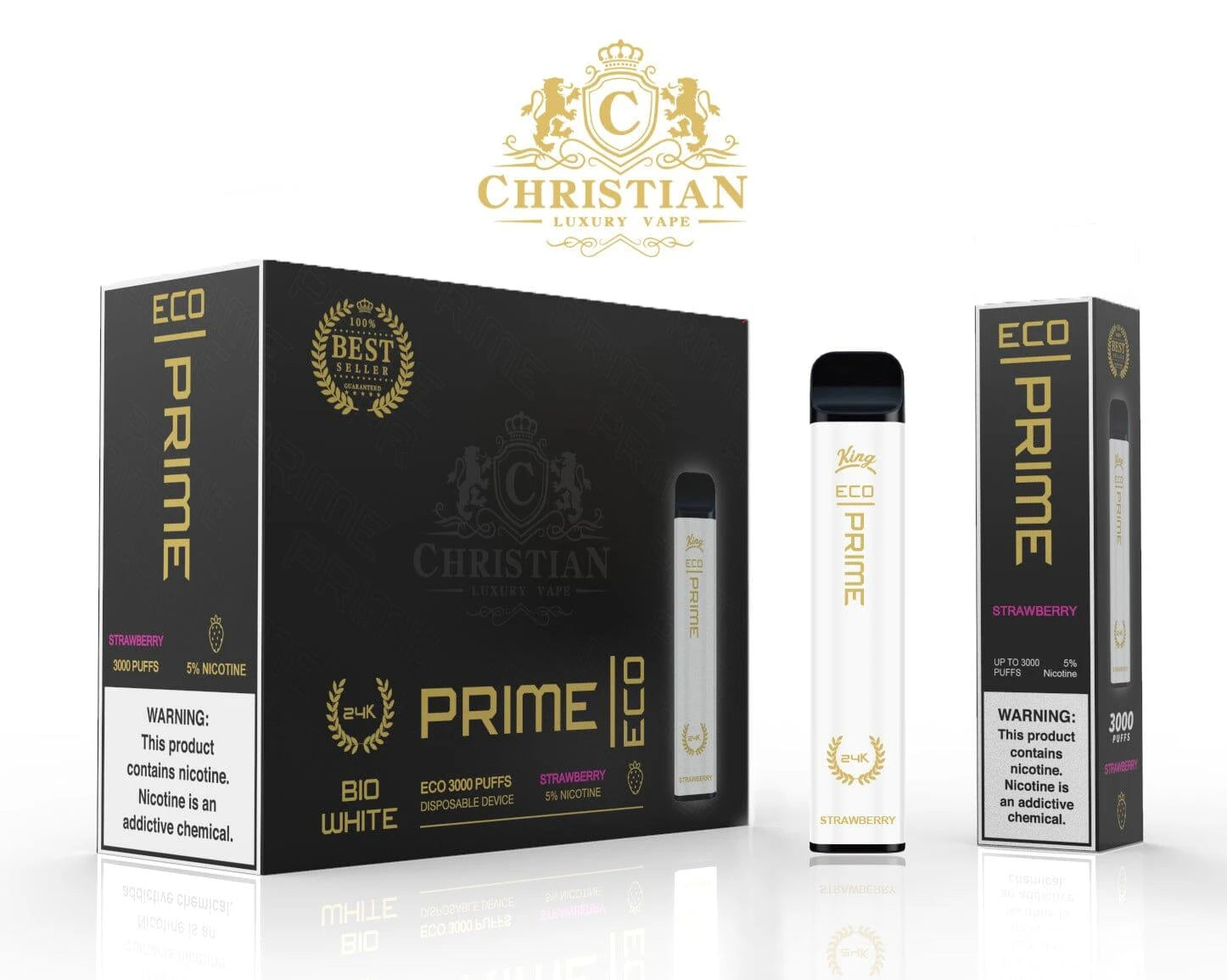 Eco Prime 3000 Puffs Disposable Vape - 3 Pack