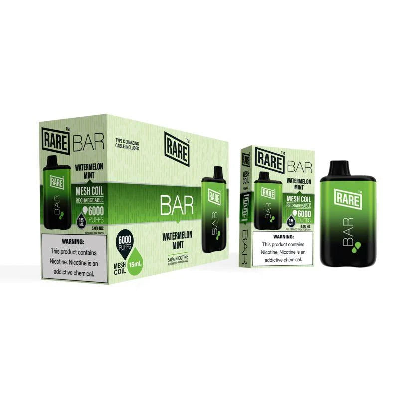 Rare Bar 6000 Puffs Disposable Vape - 3 Pack
