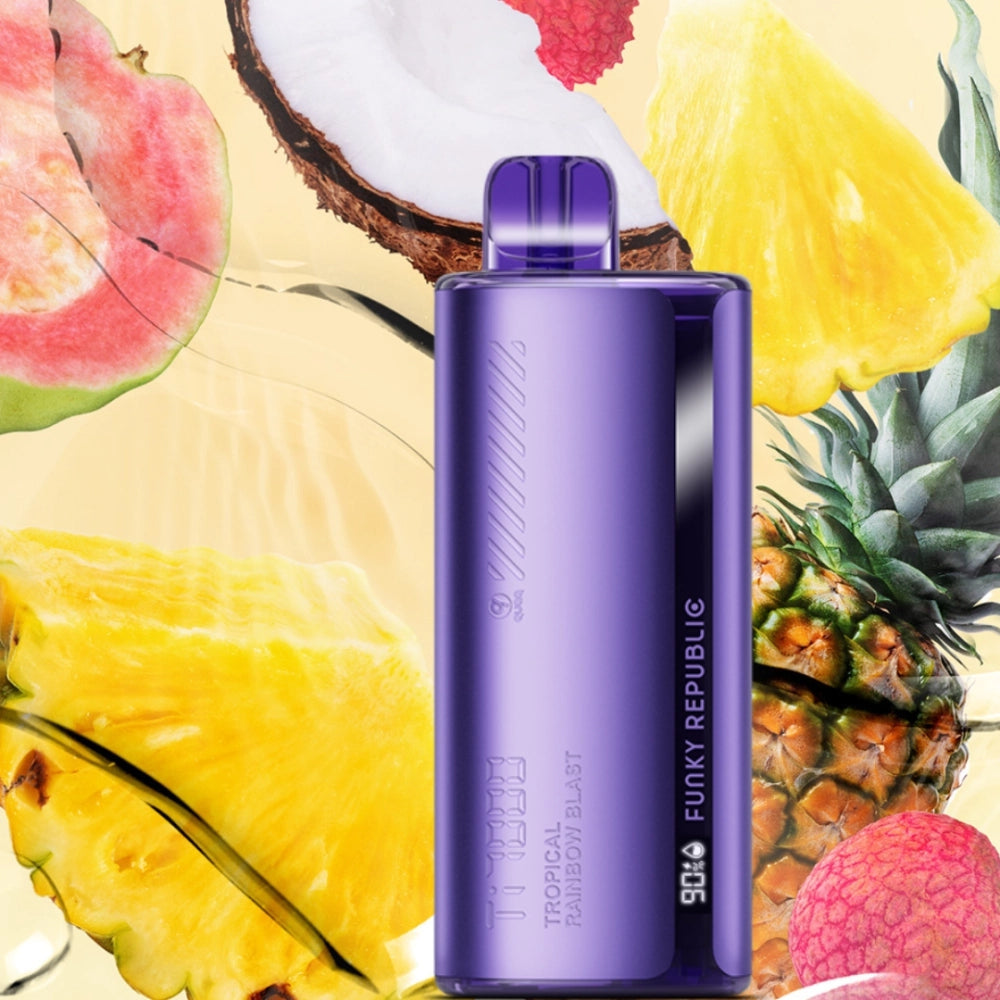 What Flavor is Tropical Rainbow Blast by Funky Republic?-News