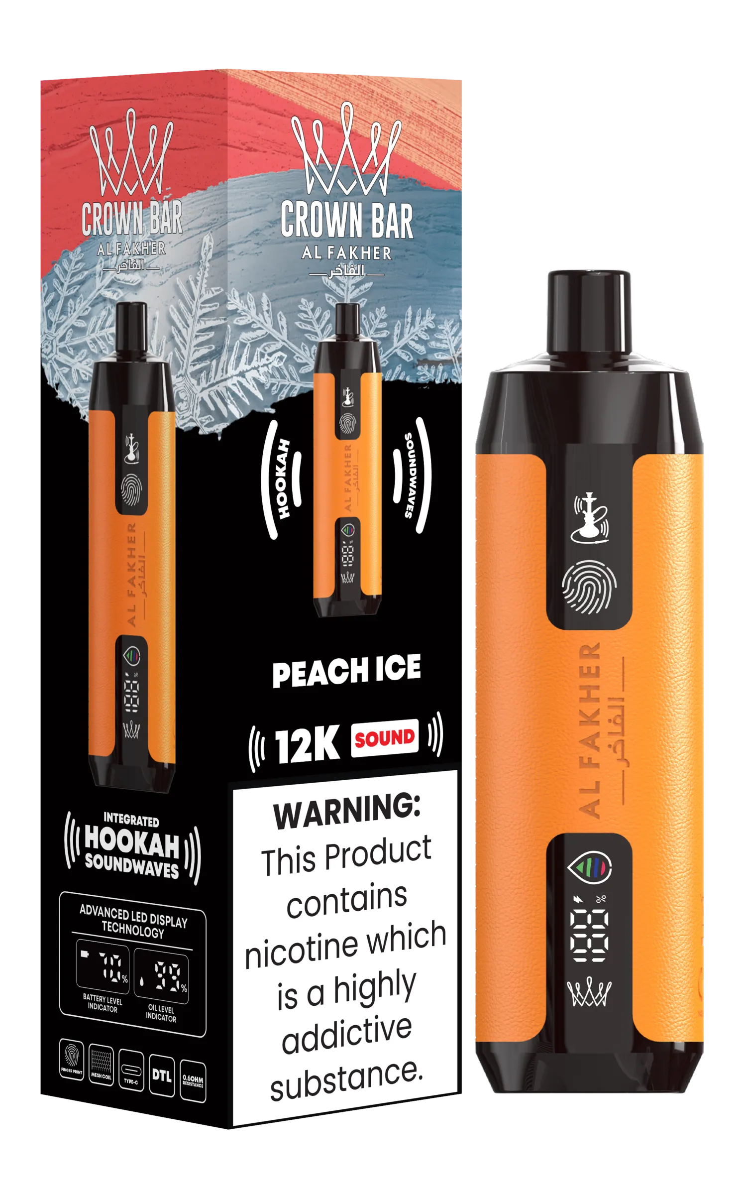 Al Fakher Crown Bar 12K Sound - (3 pack) - Image 18