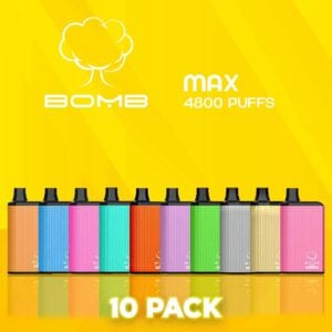 Bomb Max Disposable Vape 4800 Puffs - 10 Pack