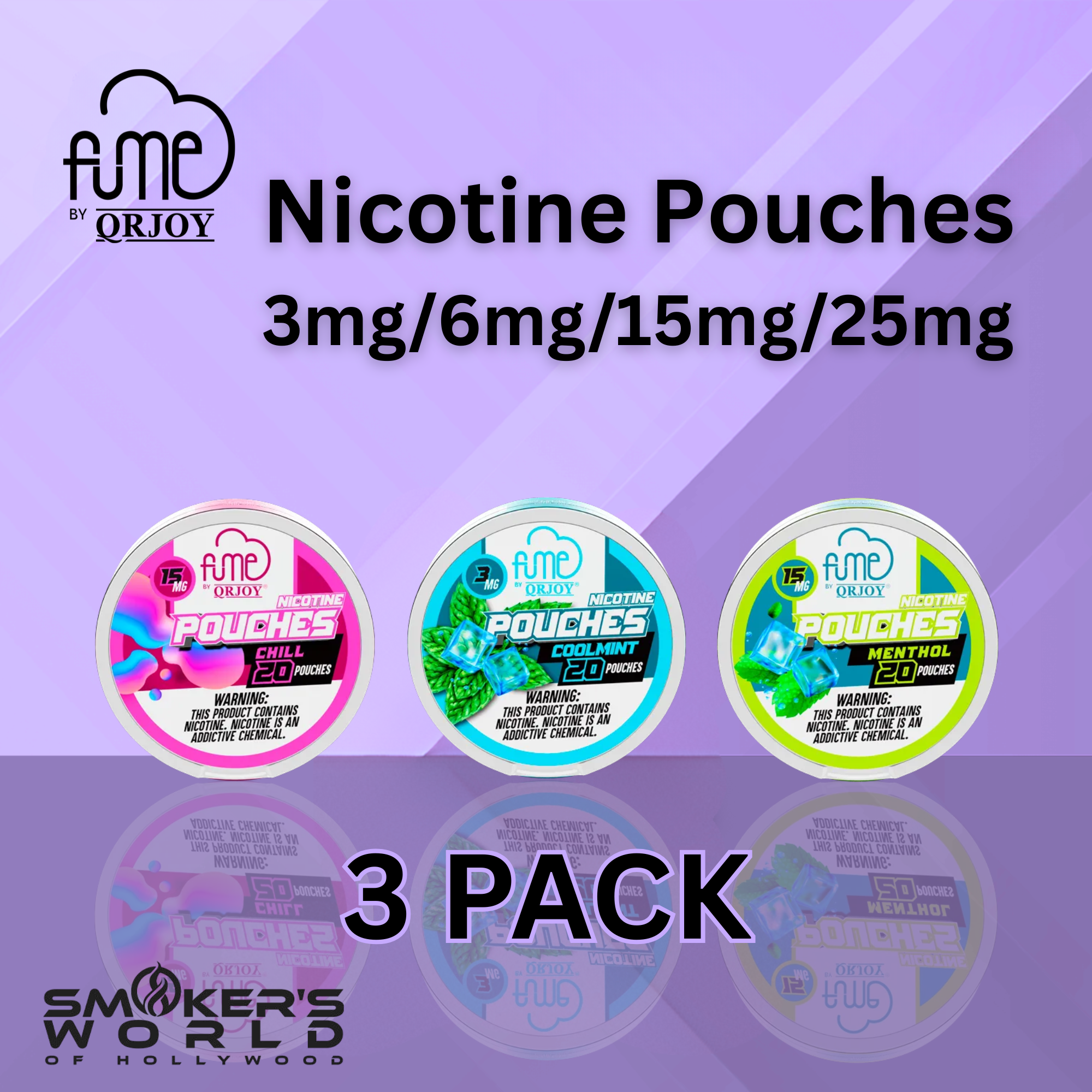 FUME Nicotine Pouches - (3 pack)