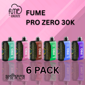 Fume PRO ZERO 30K Vape - (6 Pack)