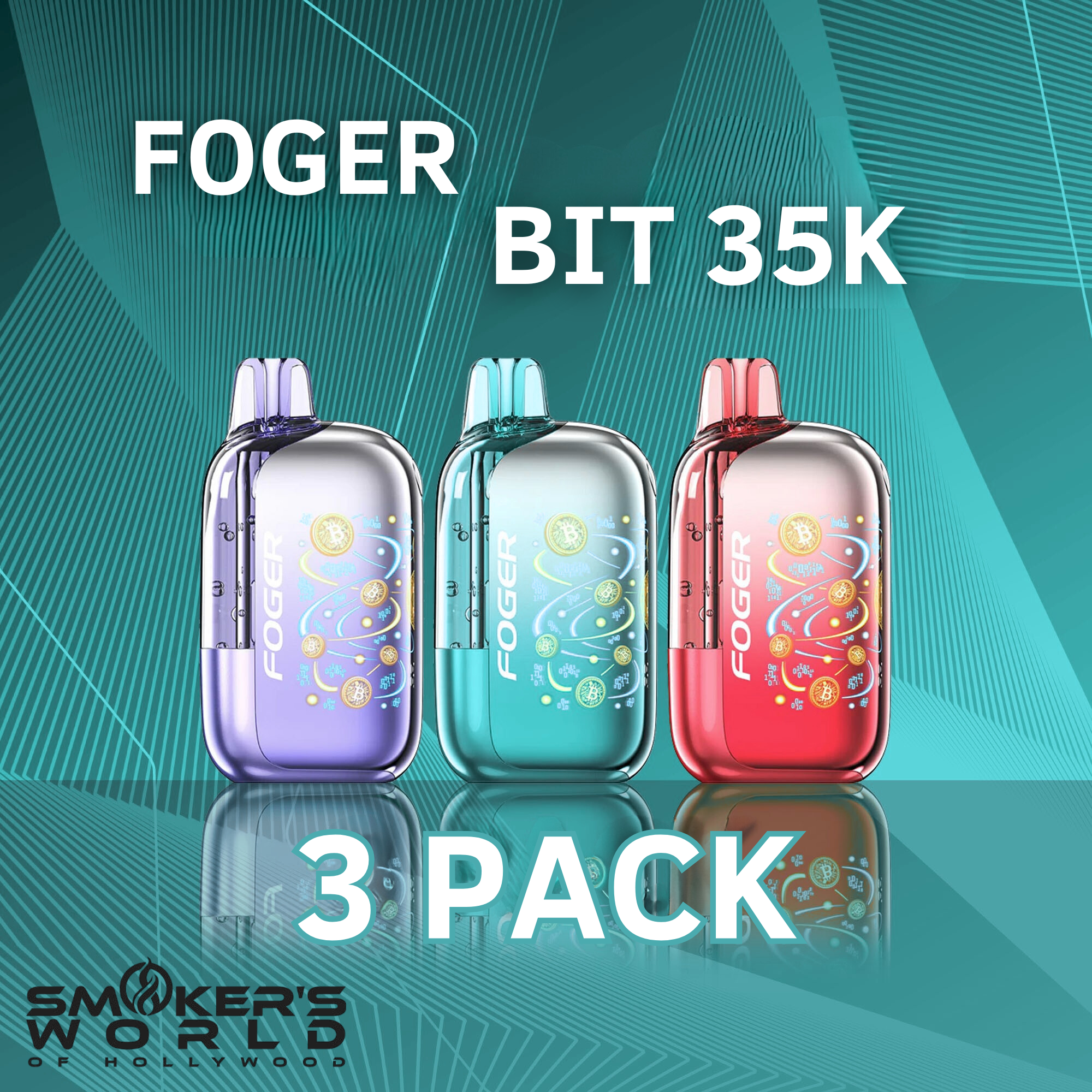 FOGER Bit 35K Disposable Vape - (3 Pack)