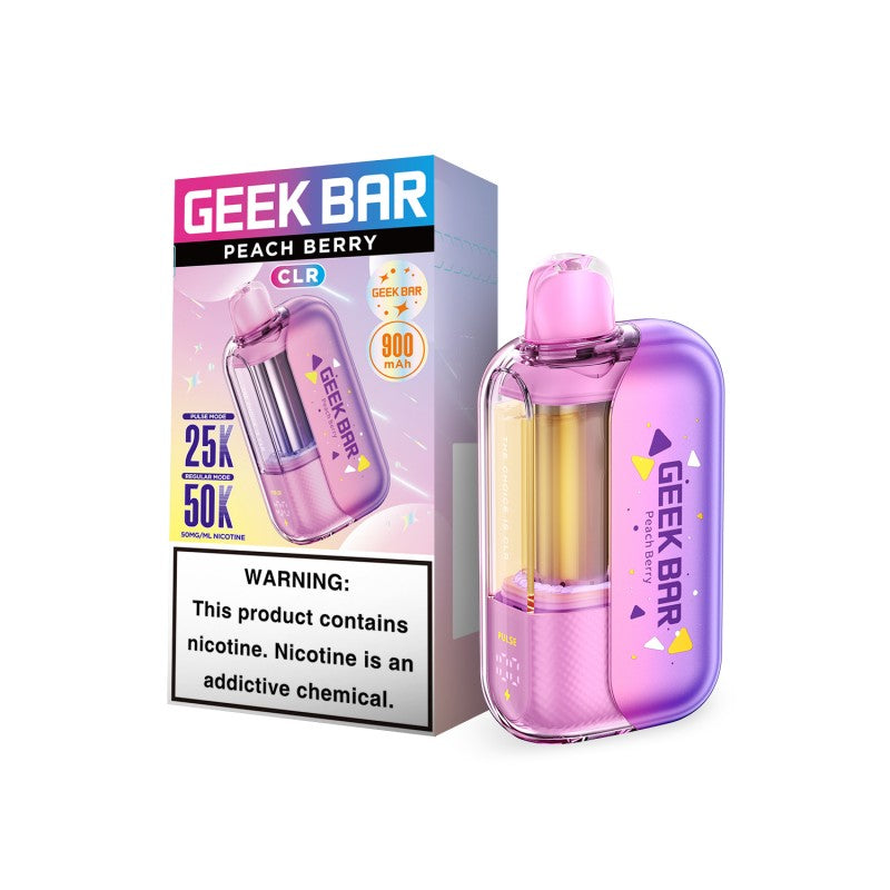 Peach Berry Geek Bar CLR 50K Disposable Vape