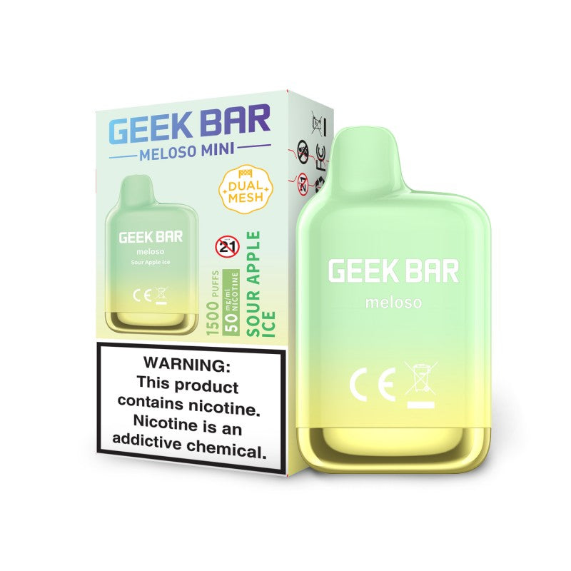 Sour Apple Ice Geek Bar Meloso Mini Disposable Vape