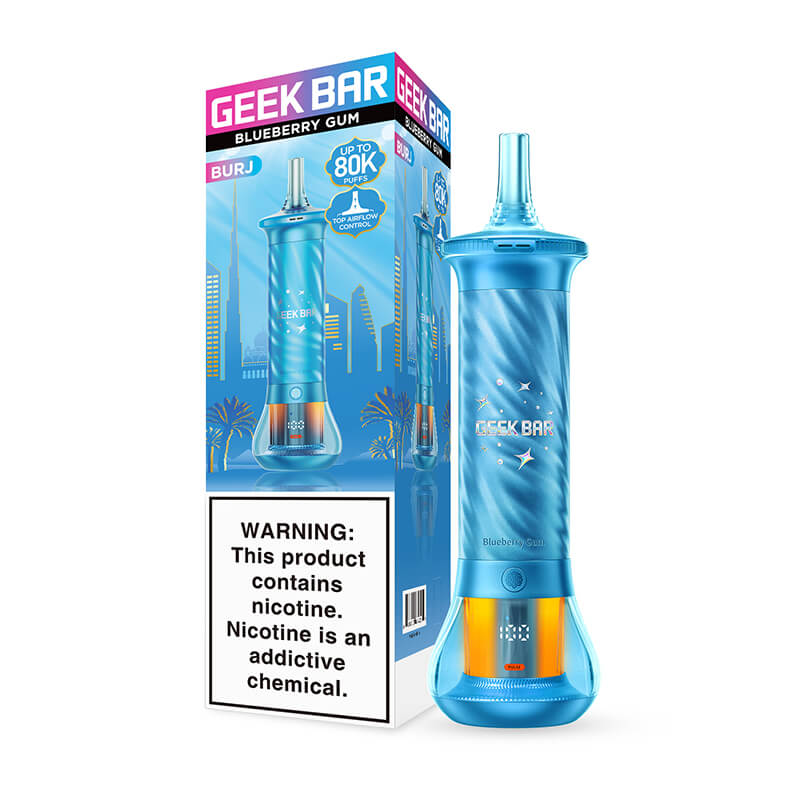Geek Bar Burj 80000 Puffs Disposable Vape - Blueberry Gum