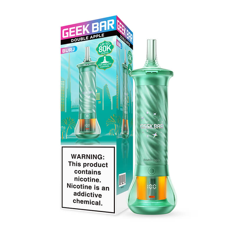 Geek Bar Burj 80000 Puffs Disposable Vape - Double Apple