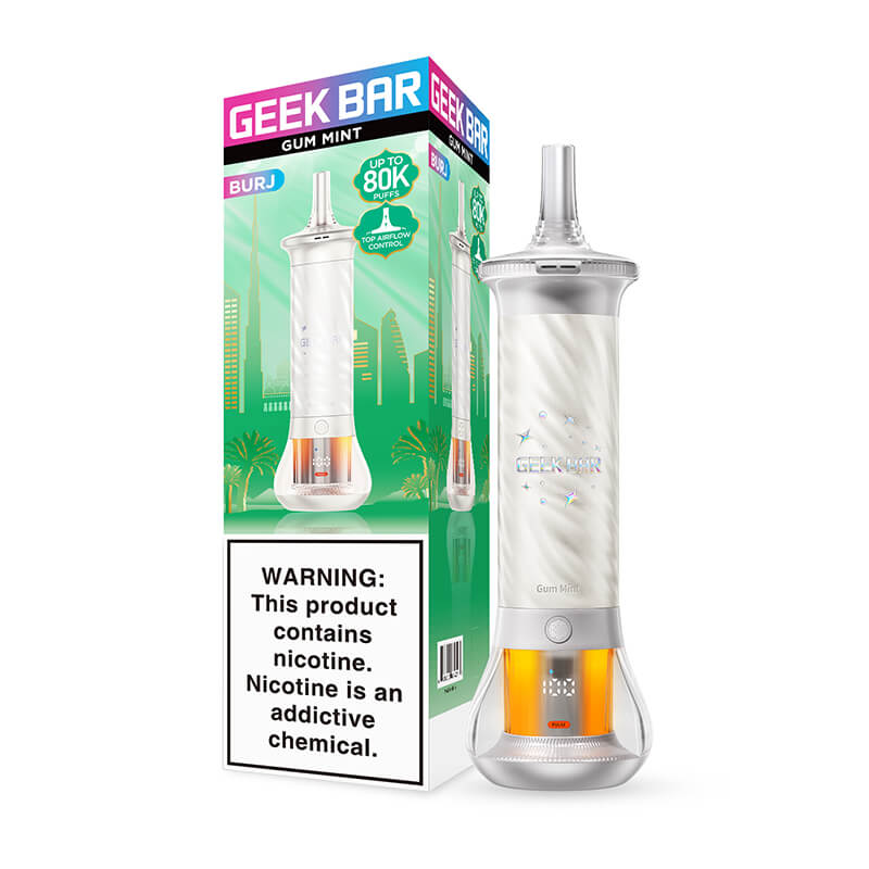 Geek Bar Burj 80000 Puffs Disposable Vape - Gum Mint