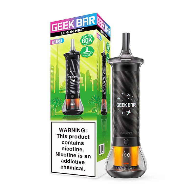 Geek Bar Burj 80000 Puffs Disposable Vape - Lemon Mint