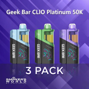 Geek Bar CLIO Platinum 50K Kit - 3 Pack