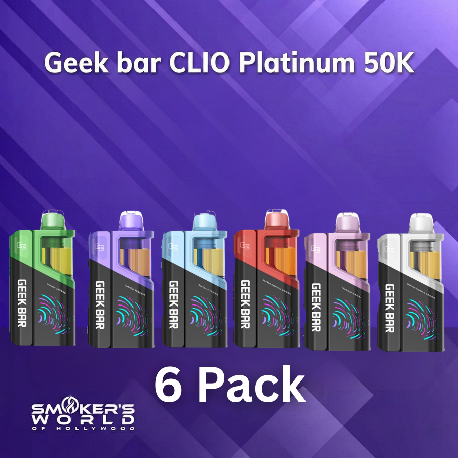 Geek Bar CLIO Platinum 50K Kit - 6 Pack