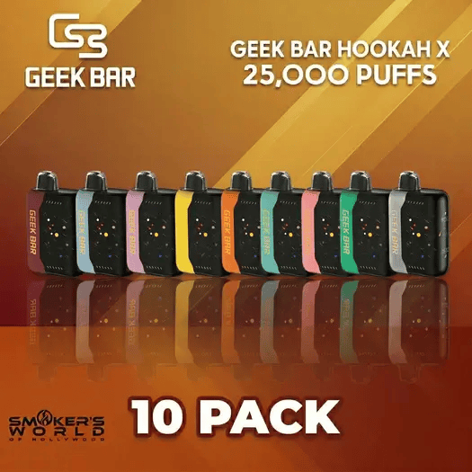 Geek Bar Hookah X - 10 Pack