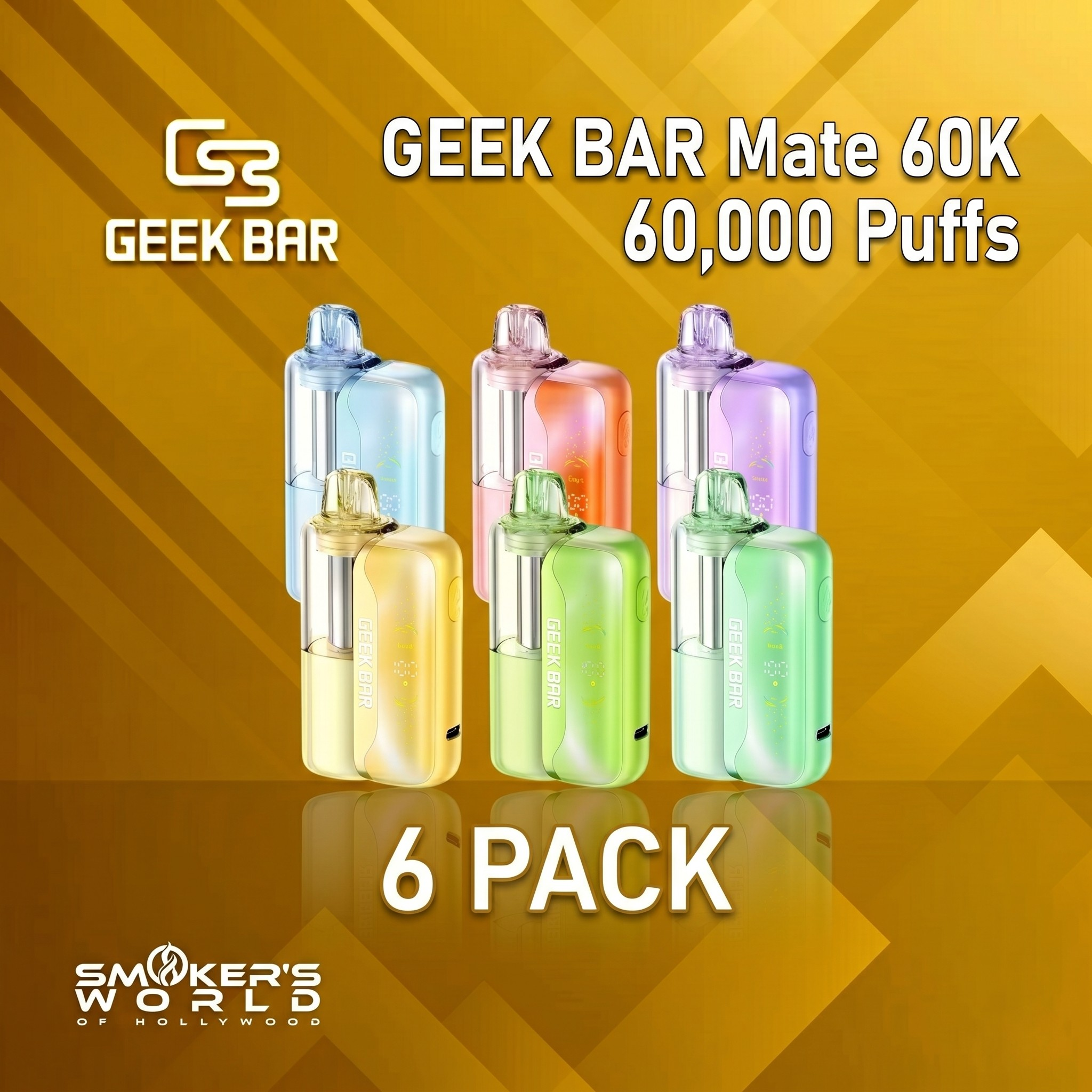 Geek Bar Mate 60K - 6 Pack