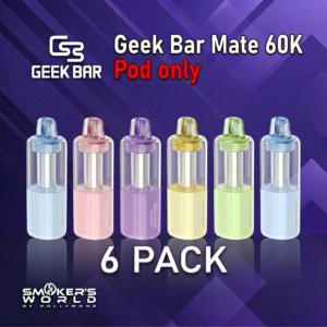 Geek Bar Mate Pods - 6 Pack