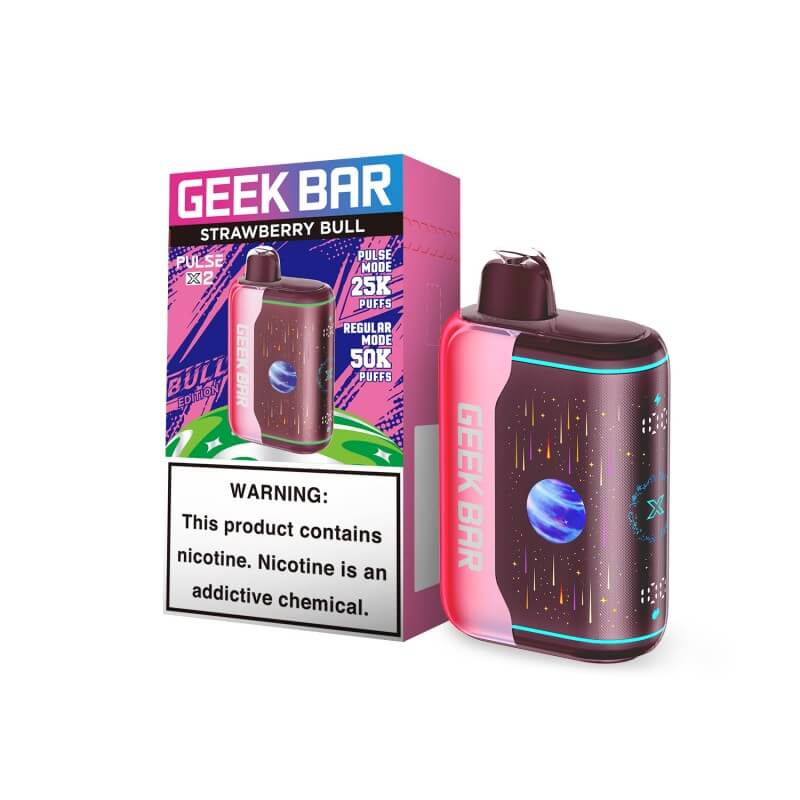 Geek Bar Pulse X 2 - Strawberry Bull