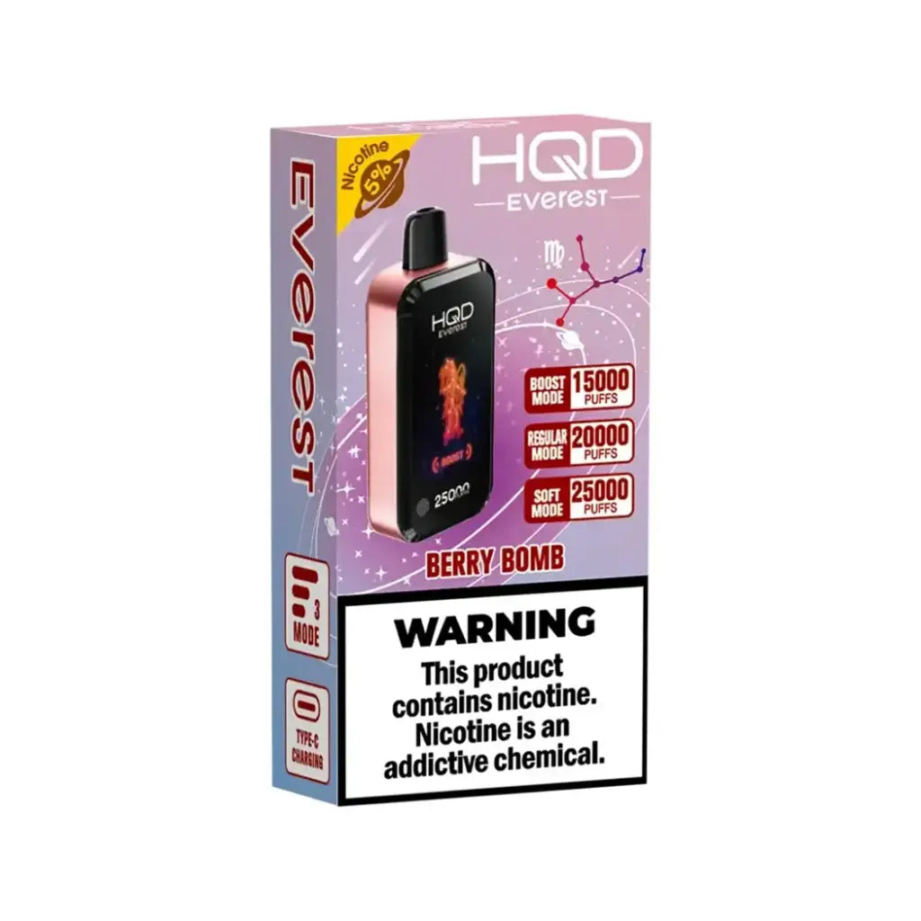 HQD CUVIE EVEREST 25K Vape - (10 Pack) - Image 3