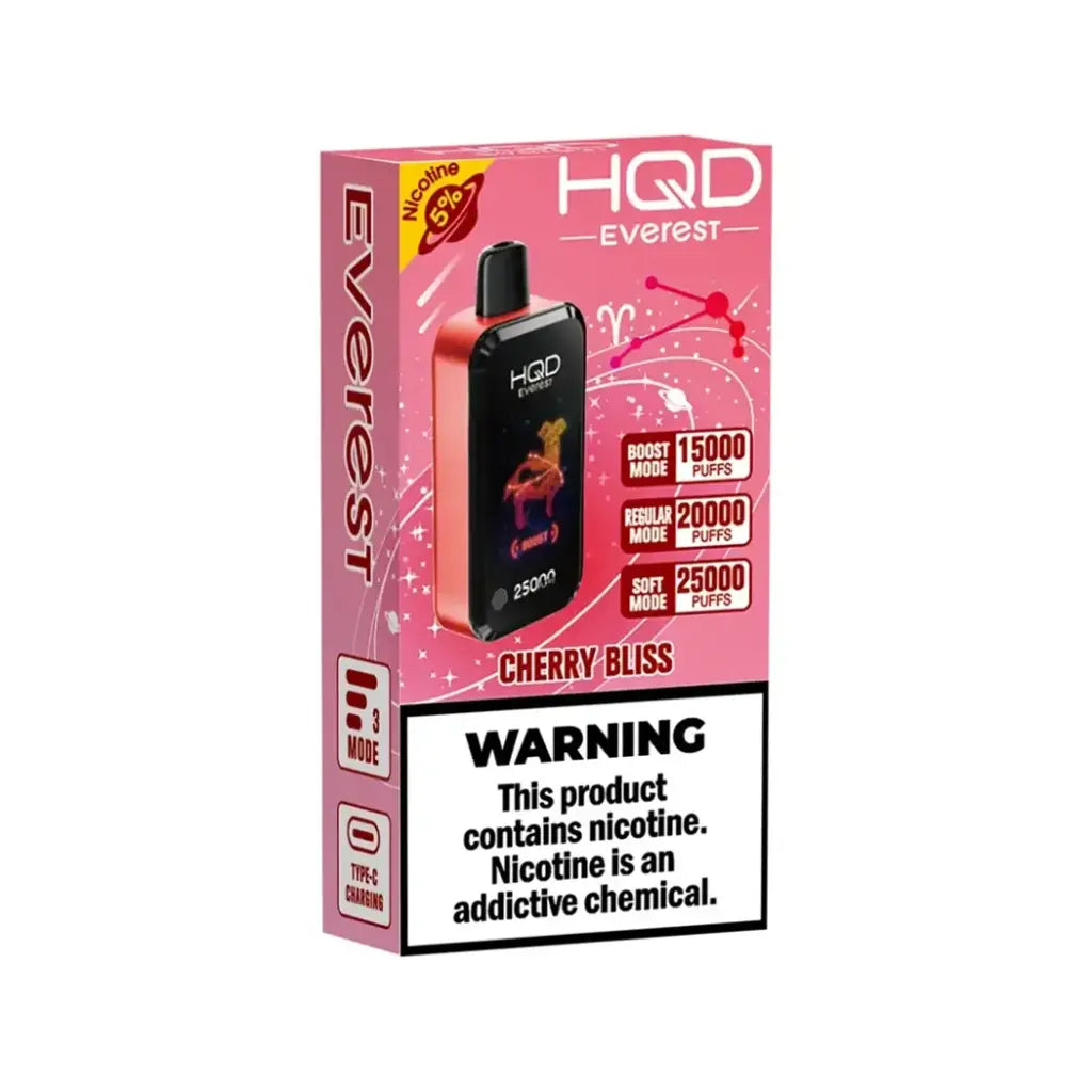 HQD CUVIE EVEREST 25K Vape - (10 Pack) - Image 7