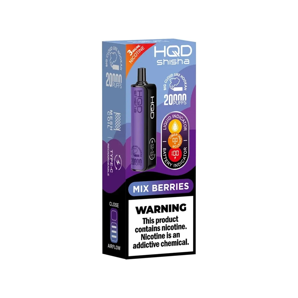 HQD Shisha 3% 20K Vape - (1 Pack) - Image 12