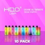 HQD Cuvie Ultimate 5000 Puff Disposable Vape - 10 Pack