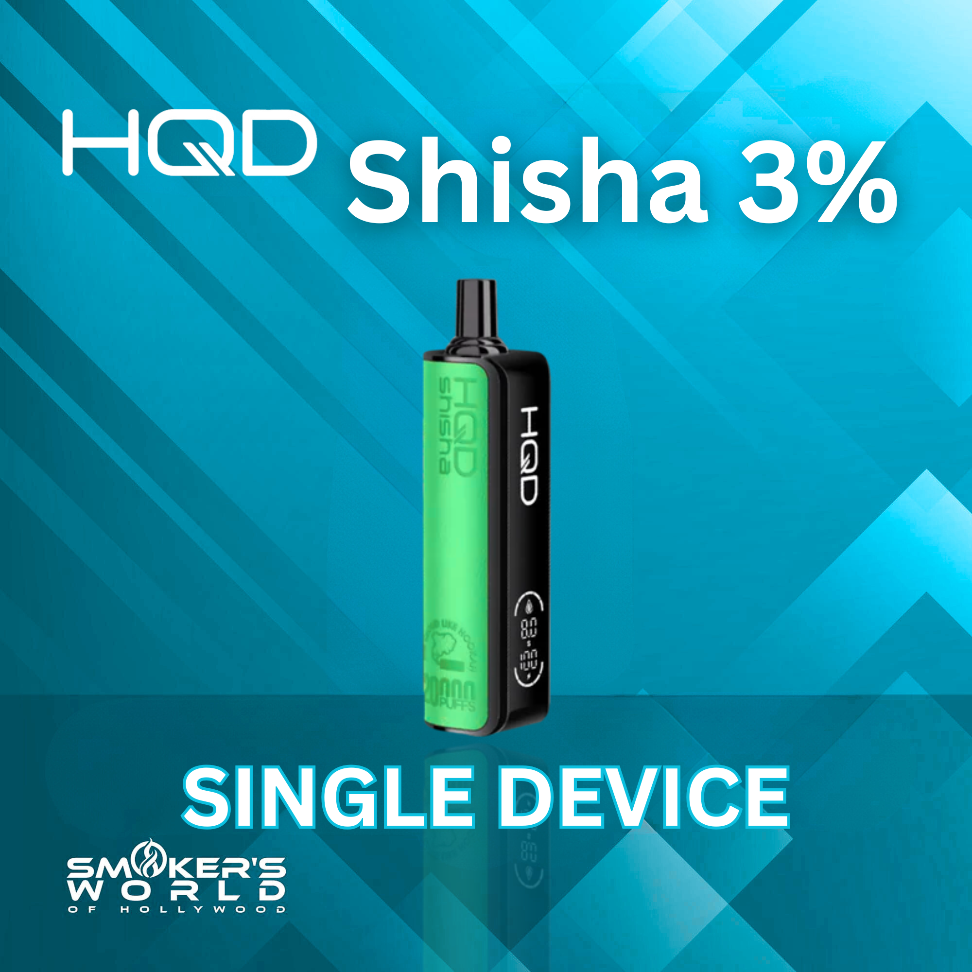 HQD Shisha 3% 20K Vape - (1 Pack)