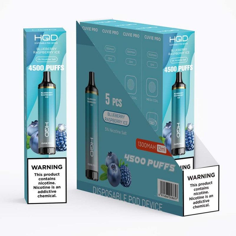 HQD Cuvie Pro 4500 Puff Disposable Vape - 3 Pack