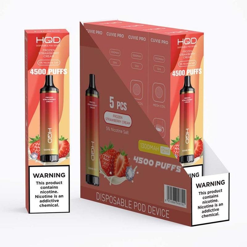 HQD Cuvie Pro 4500 Puff Disposable Vape - 10 Pack